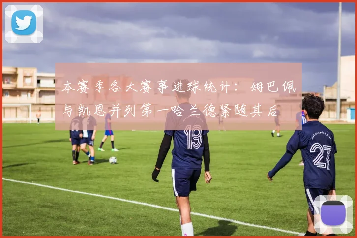 本赛季各大赛事进球统计：姆巴佩与凯恩并列第一哈兰德紧随其后